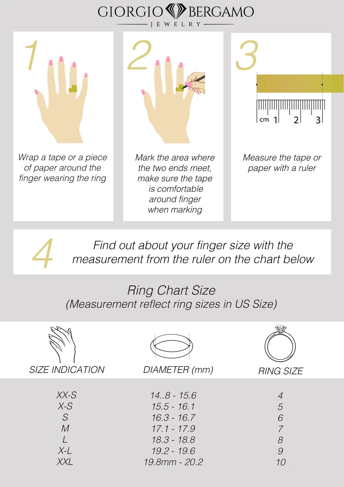 Diameter Size Ring In Cm Measure Us Size Ring In Cm Us Ring Size 14 In