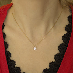 14K Yellow Gold 0.8mm Foxtail Chain