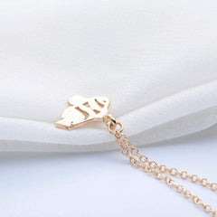 Gold Plated Polished Clown Fish Pendant Necklace