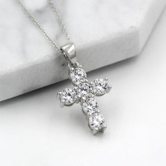 925 Sterling Silver Minimalist Cross Pendant Necklace 925 Sterling Silver Minimalist Cross Pendant Necklace
