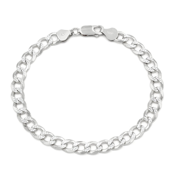 Buy quality Silver cuban bracelet in Ahmedabad
