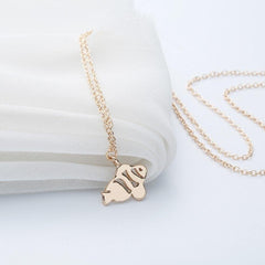 Gold Plated Polished Clown Fish Pendant Necklace