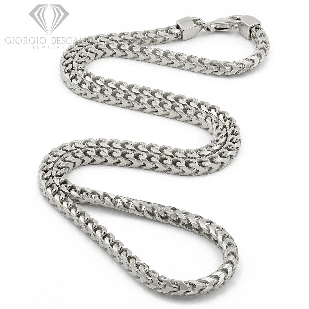 4mm Silver Franco Chain, Silver Chain for Men, Proclamation Jewelry
