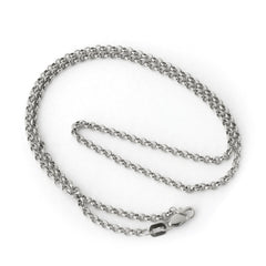 14K White Gold 2.5mm Rolo Chain