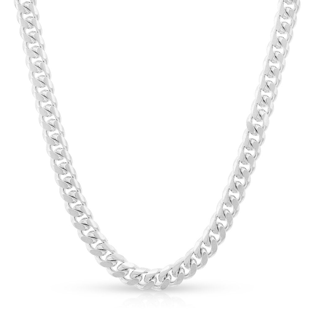925 Sterling Silver Solid Miami Cuban 4mm ITProlux Curb Link Chain