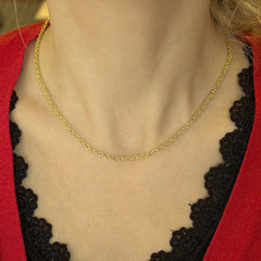 No Reserve Price - 14 carats Or jaune - Collier et No Reserve Price - 14 carats Or jaune - Collier et