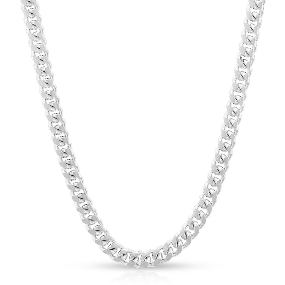 925 Sterling Silver Solid Miami Cuban 3.5mm ITProLux Curb Link Chain