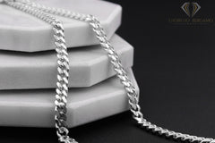 925 Sterling Silver Solid Miami Cuban 2mm ITProLux Curb Link Chain