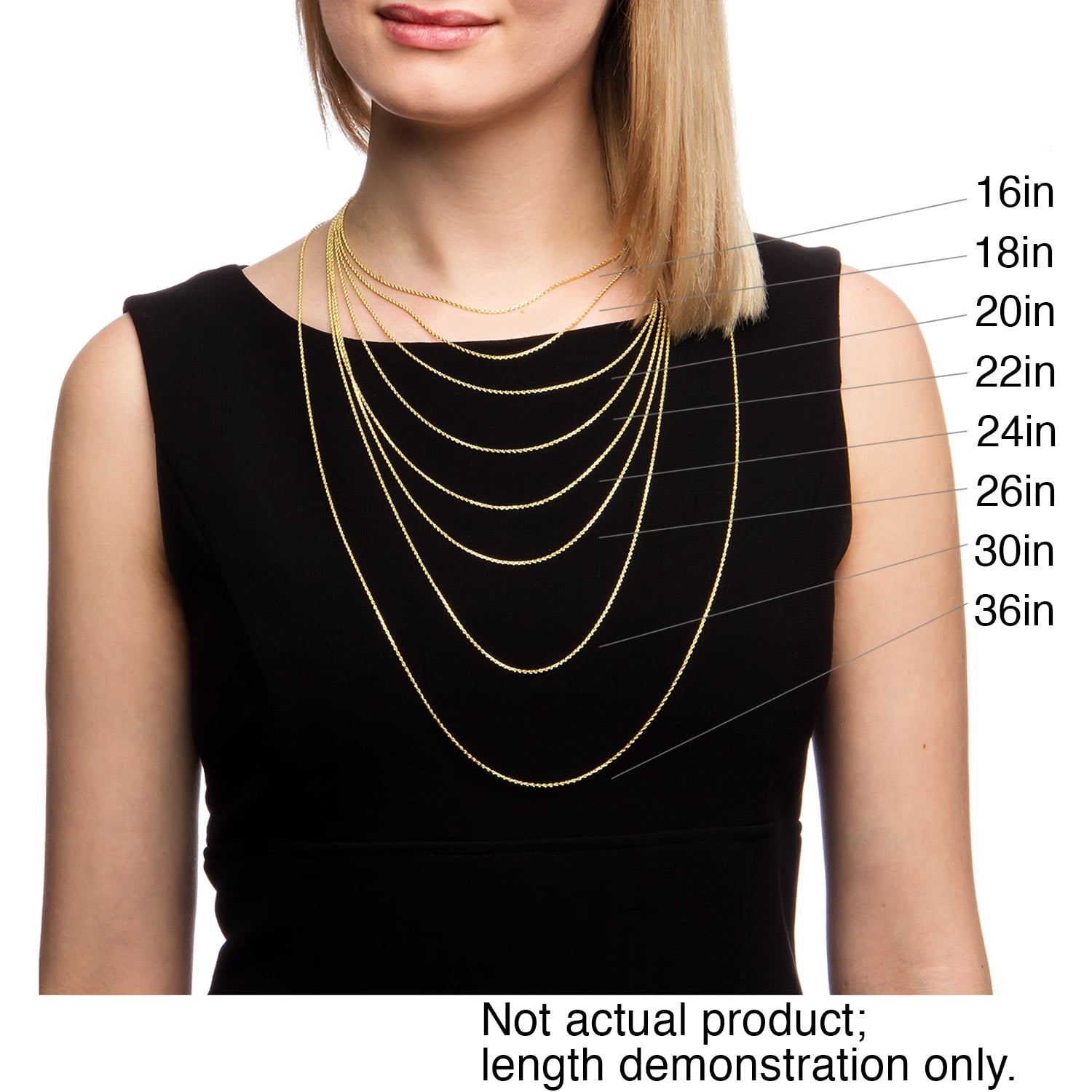 14K Yellow Gold Hollow Paperclip Necklace Chain - 4.0mm, 18" Long, Lobster Claw Clasp, Unisex Style