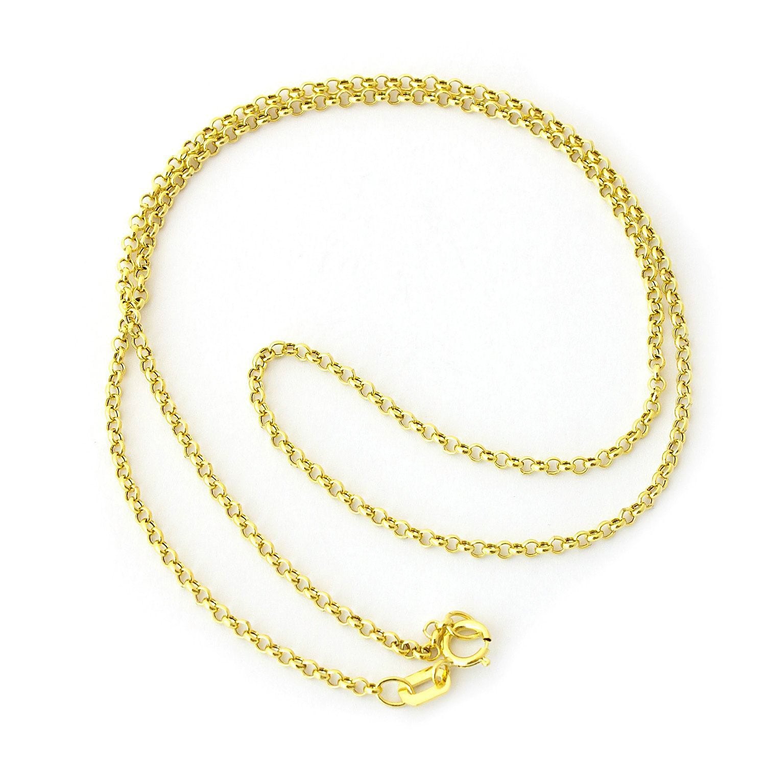 10K Yellow Gold 2mm Rolo Chain