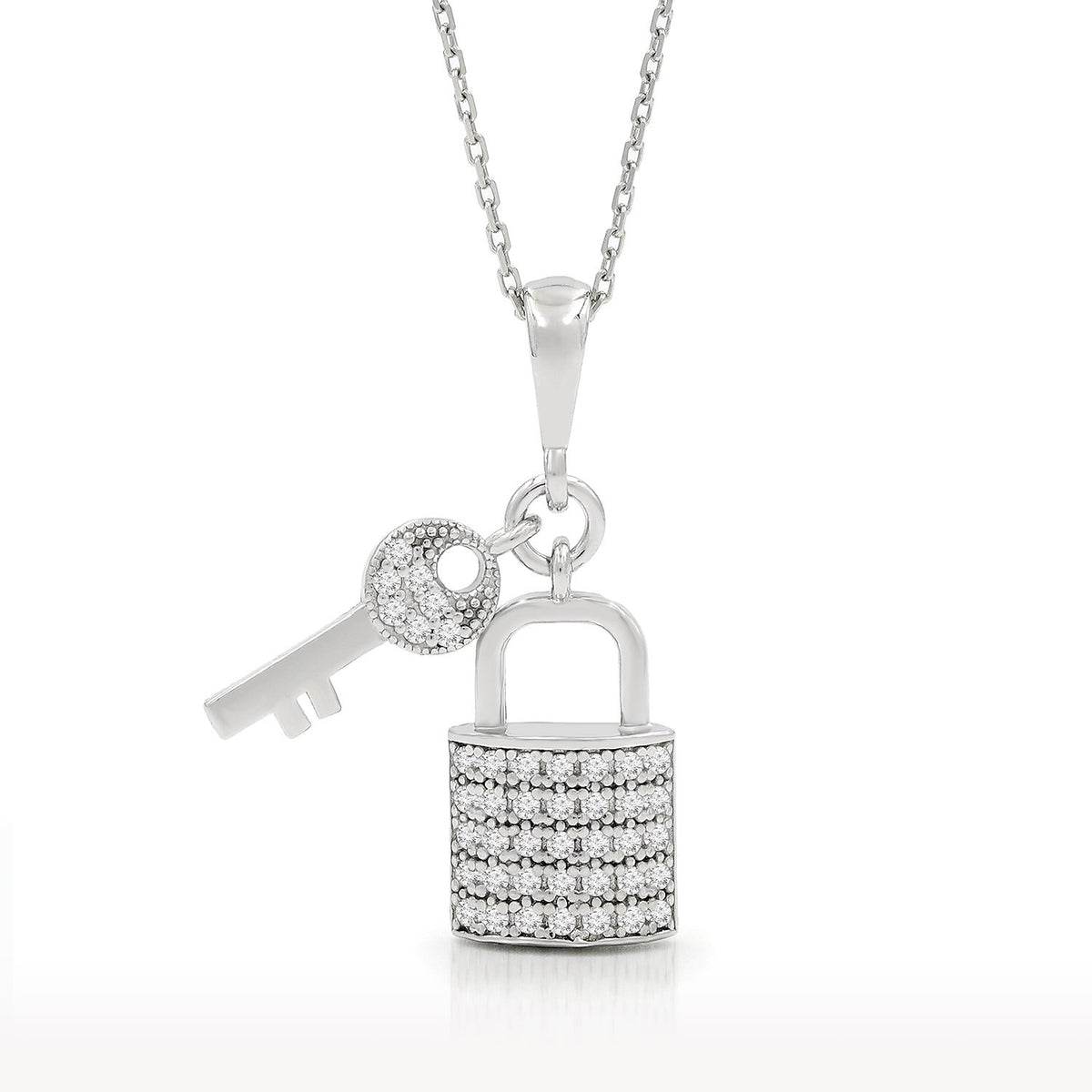 925 Silver Padlock 