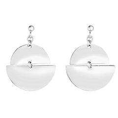925 Sterling Silver Fancy Dangle Abstract Drop Earrings