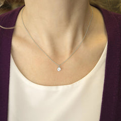 14K White Gold Solid Round Wheat 1mm Diamond Cut Chain