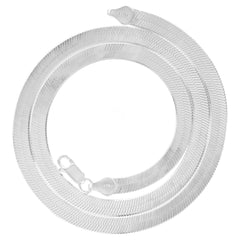 925 Sterling Silver 5mm Flat Herringbone Link ITProLux Chain